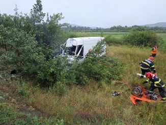 Un accident rutier s-a produs pe DN7, în localitatea Căpruța