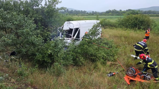 Un accident rutier s-a produs pe DN7, în localitatea Căpruța